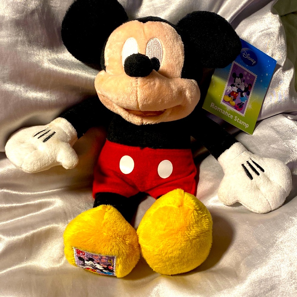 Disney romance stamp 2012 USPS stamp plush stuffed Mickey Mouse